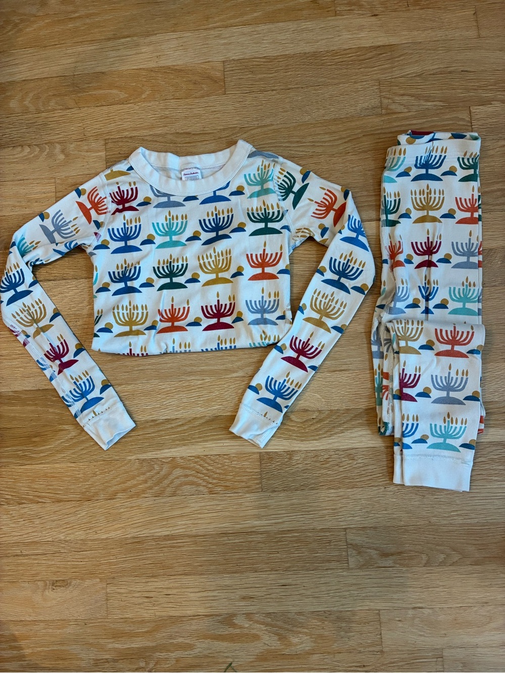 Hanna Andersson Pajama Set Hanukkah Print - Kids Size 12 (150)